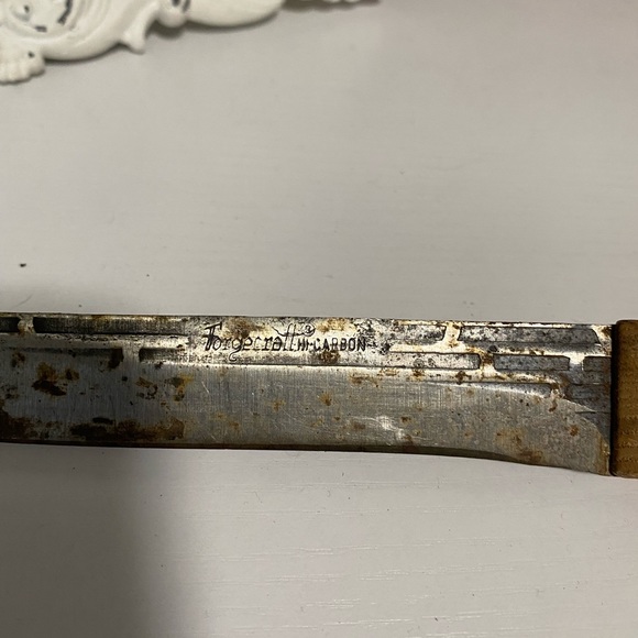 Vintage Forgecraft Hi-Carbon Steel 6" Butcher / Slicing Knife - Picture 4 of 5